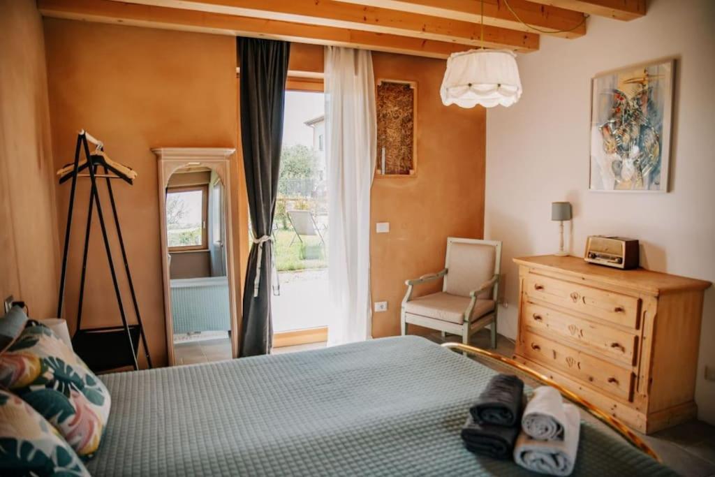 Calmasino Country Apartment, Near Bardolino And Lazise מראה חיצוני תמונה